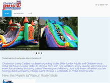 Tablet Screenshot of charlestonwaterslides.com